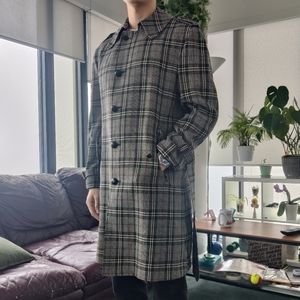 Vintage Plaid Coat